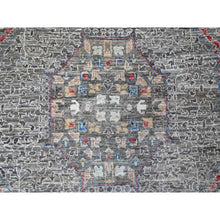 Load image into Gallery viewer, 12&#39;3&quot;x15&#39;5&quot; Laid Back Gray, Vegetable Dyes, Organic Wool, Mamluk Design Pre Historic 14th Century Influence, Hand Knotted, Oversized Oriental Rug FWR533220