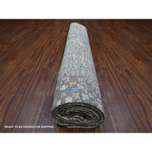 Load image into Gallery viewer, 12&#39;3&quot;x15&#39;5&quot; Laid Back Gray, Vegetable Dyes, Organic Wool, Mamluk Design Pre Historic 14th Century Influence, Hand Knotted, Oversized Oriental Rug FWR533220