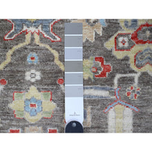 Load image into Gallery viewer, 2&#39;10&quot;x12&#39;5&quot; Mist Black, Aryana Collection, North West Persian All Over Design, Vegetable Dyes, Denser Weave, Extra Soft Wool, Hand Knotted, Runner Oriental Rug FWR533322