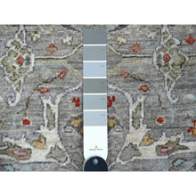 Load image into Gallery viewer, 3&#39;x7&#39;10&quot; Nobel Gray, Aryana Collection With Bidjar Garus Design, Hand Knotted Organic Wool, Natural Dyes, Runner Oriental Rug FWR533418