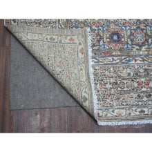 Load image into Gallery viewer, 8&#39;3&quot;x10&#39; Moonquake Gray, Velvety Wool, Aryana Collection, Hand Knotted Pre Historic 14th Century Influence Mamluk, Vegetable Dyes, Central Medallion Design, Oriental Rug FWR533772