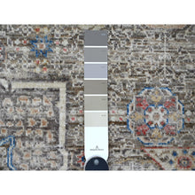 Load image into Gallery viewer, 8&#39;3&quot;x10&#39; Moonquake Gray, Velvety Wool, Aryana Collection, Hand Knotted Pre Historic 14th Century Influence Mamluk, Vegetable Dyes, Central Medallion Design, Oriental Rug FWR533772