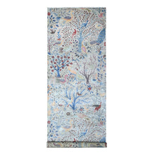 Load image into Gallery viewer, 5&#39;x15&#39;9&quot; Gainsboro Gray, Soft Wool, Afghan Peshawar with Birds of Paradise, Hand Knotted, Vegetable Dyes, Gallery Size Runner, Oriental Rug FWR534432