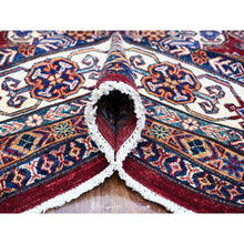 Load image into Gallery viewer, 7&#39;10&quot;x10&#39;8&quot; Sangre Red, Vibrant Tribal Elements, Hand Knotted Natural Wool, Vegetable Dyes, Afghan Super Kazak, Oriental Rug FWR534528