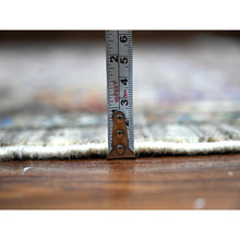 Load image into Gallery viewer, 8&#39;x10&#39;3&quot; Argos Gray, Soft And Shiny Wool, Hand Knotted, Vegetable Dyes Afghan Super Kazak All Over Design Oriental Rug FWR534534