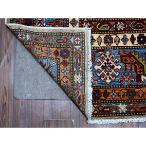 8'1"x10'1" Elephant Gray, Hand Knotted, Afghan Super Kazak Tribal Medallions, Vegetable Dyes, Soft Wool, Oriental Rug FWR534666