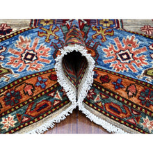 Load image into Gallery viewer, 8&#39;1&quot;x10&#39;1&quot; Elephant Gray, Hand Knotted, Afghan Super Kazak Tribal Medallions, Vegetable Dyes, Soft Wool, Oriental Rug FWR534666