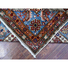 Load image into Gallery viewer, 8&#39;1&quot;x10&#39;1&quot; Elephant Gray, Hand Knotted, Afghan Super Kazak Tribal Medallions, Vegetable Dyes, Soft Wool, Oriental Rug FWR534666