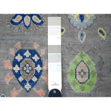 Load image into Gallery viewer, 6&#39;x8&#39;8&quot; Dorian Gray, Colorful Fusion Kazak, Hand Knotted, Organic Wool, Caucasian All Over Design, Oriental Rug FWR535398