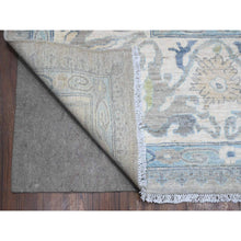 Load image into Gallery viewer, 9&#39;1&quot;x11&#39;10&quot; Spanish Gray, Organic Wool, Natural Dyes, Hand Knotted, All Over Mahal Design, Oriental Rug FWR536922