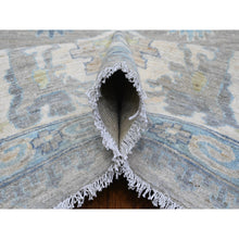 Load image into Gallery viewer, 9&#39;1&quot;x11&#39;10&quot; Spanish Gray, Organic Wool, Natural Dyes, Hand Knotted, All Over Mahal Design, Oriental Rug FWR536922