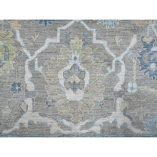 Load image into Gallery viewer, 9&#39;1&quot;x11&#39;10&quot; Spanish Gray, Organic Wool, Natural Dyes, Hand Knotted, All Over Mahal Design, Oriental Rug FWR536922