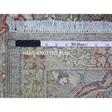 Load image into Gallery viewer, 3&#39;x19&#39;9&quot; Echo Gray, Hand Knotted Fine Aryana Collection, Bidjar Garus Design, Extra Soft Wool, Natural Dyes, XL Runner Oriental Rug FWR537618