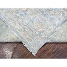 Load image into Gallery viewer, 9&#39;x11&#39;10&quot; Medium Gray, Denser Weave, Hand Knotted Soft And Velvety Wool, Heriz All Over Design, Natural Dyes, Oriental Rug FWR538218