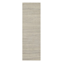 Load image into Gallery viewer, 2&#39;5&quot;x8&#39; Beige, Variegated Textured Modern Design, Natural Wool, Thick and Plush, Hand Loomed, Runner, Oriental Rug FWR544320