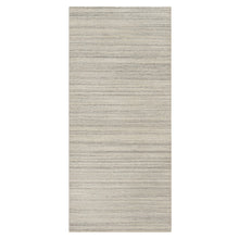 Load image into Gallery viewer, 2&#39;7&quot;x6&#39; Beige, Natural Wool, Variegated Textured Modern Design, Hand Loomed, Thick and Plush, Runner, Oriental Rug FWR544338