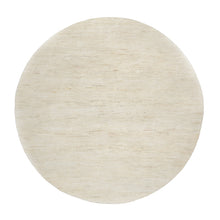 Load image into Gallery viewer, 7&#39;x7&#39; Dutch White, Lori Buft Gabbeh, Modern, Plain Design, Thick and Plush, Pure Wool, Soft to the Touch, Hand Knotted, Round, Oriental Rug FWR544668