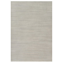 Load image into Gallery viewer, 12&#39;1&quot;x17&#39;7&quot; Bone White, Variegated Textured Modern Design, Natural Wool, Hand Loomed, Plush and Lush, Oversized, Oriental Rug FWR544746