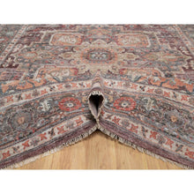 Load image into Gallery viewer, 10&#39;x13&#39;9&quot; Tuscan Red, Heriz Revival, Vegetable Dyes, Thick and Plush, Soft Wool, Hand Knotted, Oriental Rug FWR544812