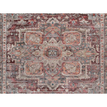 Load image into Gallery viewer, 10&#39;x13&#39;9&quot; Tuscan Red, Heriz Revival, Vegetable Dyes, Thick and Plush, Soft Wool, Hand Knotted, Oriental Rug FWR544812