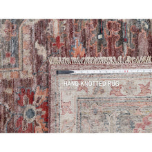 Load image into Gallery viewer, 10&#39;x13&#39;9&quot; Tuscan Red, Heriz Revival, Vegetable Dyes, Thick and Plush, Soft Wool, Hand Knotted, Oriental Rug FWR544812