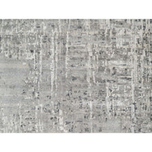 Load image into Gallery viewer, 12&#39;x12&#39; Dorian Gray, Hand Spun, Modern, Undyed Natural Wool, Hand Knotted, Square, Oriental Rug FWR545046