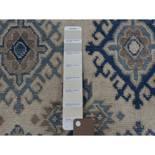 Load image into Gallery viewer, 4&#39;x6&#39;1&quot; Ivory Vintage Look Kazak Geometric Design Hand-Knotted Oriental Rug FWR302022