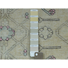 Load image into Gallery viewer, 6&#39;3&quot;x9&#39;1&quot; Cream Vintage Persian Tabriz Worn Pile Hand Knotted Oriental Rug FWR312774