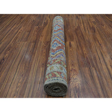 Load image into Gallery viewer, 4&#39;x5&#39;10&quot; Orange Colorful Afghan Baluch Tribal Design Hand Knotted Pure Wool Oriental Rug FWR319914