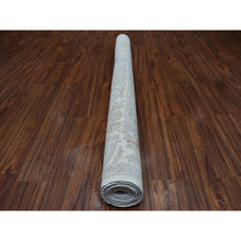 Load image into Gallery viewer, 6&#39;x8&#39;10&quot; White Wash Peshawar Pure Wool Hand Knotted Oriental Rug FWR323460