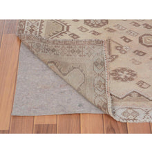 Load image into Gallery viewer, 5&#39;x7&#39;5&quot; Earth Tones Vintage and Worn Down Persian Shiraz Clean Pure Wool Distressed Hand Knotted Oriental Rug FWR345696