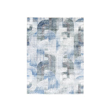 Load image into Gallery viewer, 5&#39;1&quot;x7&#39; THE INTERTWINED PASSAGE, Silk with Textured Wool Hand Knotted Oriental Rug FWR356886