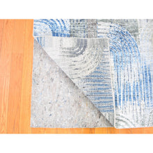 Load image into Gallery viewer, 5&#39;1&quot;x7&#39; THE INTERTWINED PASSAGE, Silk with Textured Wool Hand Knotted Oriental Rug FWR356886