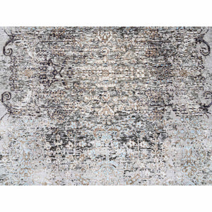 Gray Oriental Rug, Carpets, Handmade, Montana USA.