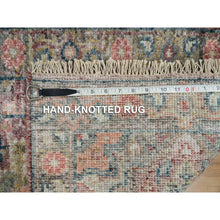 Load image into Gallery viewer, 2&#39;x3&#39;1&quot; English Red, Vegetable Dyes, Hand Knotted, 100% Wool, Heriz Revival, Plush and Lush Pile, Mat Oriental Rug FWR395124