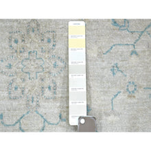 Load image into Gallery viewer, 4&#39;x5&#39;9&quot; Ivory White Wash Peshawar, Pure Wool Natural Dyes Hand Knotted, Oriental Rug FWR430398