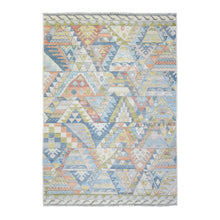 Load image into Gallery viewer, 6&#39;1&quot;x8&#39;8&quot; Colorful, Hand Knotted Anatolian Village Inspired with Patch Work Design, Natural Dyes Densely Weave, Soft and Velvety Wool, Oriental Rug FWR436770