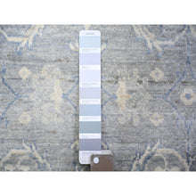 Load image into Gallery viewer, 4&#39;x5&#39;9&quot; Coin Gray, White Wash Peshawar, Natural Wool Hand Knotted, Oriental Rug FWR438690