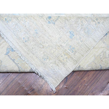 Load image into Gallery viewer, 11&#39;6&quot;x17&#39;4&quot; Ash Gray, Stone Washed Peshawar With Faded Colors Natural Dyes, Pure Wool Hand Knotted, Oriental Rug FWR445236