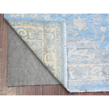 Load image into Gallery viewer, 3&#39;x5&#39;1&quot; Carolina Blue, Finer Peshawar with Faded Colors, Pure Wool, Hand Knotted, Natural Dyes, Oriental Rug FWR447072