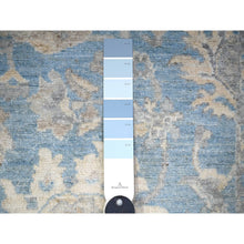 Load image into Gallery viewer, 3&#39;x5&#39;1&quot; Carolina Blue, Finer Peshawar with Faded Colors, Pure Wool, Hand Knotted, Natural Dyes, Oriental Rug FWR447072