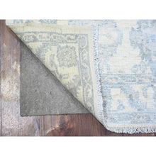 Load image into Gallery viewer, 4&#39;x5&#39;9&quot; Commercial White, Natural Dyes, Natural Wool, Hand Knotted, Finer Peshawar with Faded Colors, Oriental Rug FWR447480