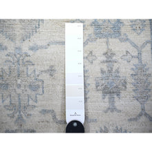 Load image into Gallery viewer, 4&#39;x5&#39;9&quot; Commercial White, Natural Dyes, Natural Wool, Hand Knotted, Finer Peshawar with Faded Colors, Oriental Rug FWR447480