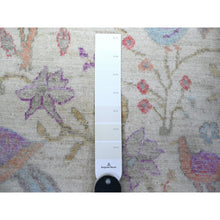 Load image into Gallery viewer, 10&#39;x13&#39;6&quot; Lexicon Ivory, Afghan Peshawar, Birds of Paradise Design, Tree of Life, Abrash, Pure Wool, Hand Knotted, Natural Dyes, Oriental Rug FWR448578