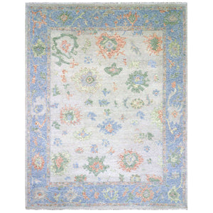 11'10"x15' Oushak re imagined, All wool, Hand Knotted, Soft and Lush Pile Oriental Rug FWR476664