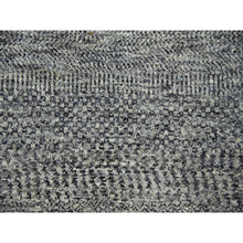 Load image into Gallery viewer, 14&#39;2&quot;x14&#39;2&quot; Medium Gray, Natural Undyed Wool, Hand Knotted, Modern Grass Design, XL Square Oriental Rug FWR476712