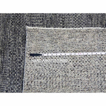 Load image into Gallery viewer, 14&#39;2&quot;x14&#39;2&quot; Medium Gray, Natural Undyed Wool, Hand Knotted, Modern Grass Design, XL Square Oriental Rug FWR476712