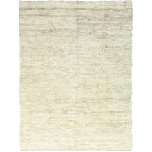 Load image into Gallery viewer, 10&#39;1&quot;x14&#39;1&quot; Beige, Undyed Natural Wool Hand Knotted, Shaggy Moroccan Exotic Texture, Oriental Rug FWR495390