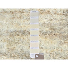 Load image into Gallery viewer, 2&#39;6&quot;x8&#39; Powder Ivory, Ben Ourain Moroccan Berber Shilhah Design, Natural Dyes, Extra Soft Wool, Hand Knotted Runner, Oriental Rug FWR497934