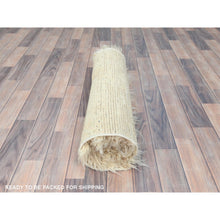 Load image into Gallery viewer, 2&#39;6&quot;x8&#39; Powder Ivory, Ben Ourain Moroccan Berber Shilhah Design, Natural Dyes, Extra Soft Wool, Hand Knotted Runner, Oriental Rug FWR497934